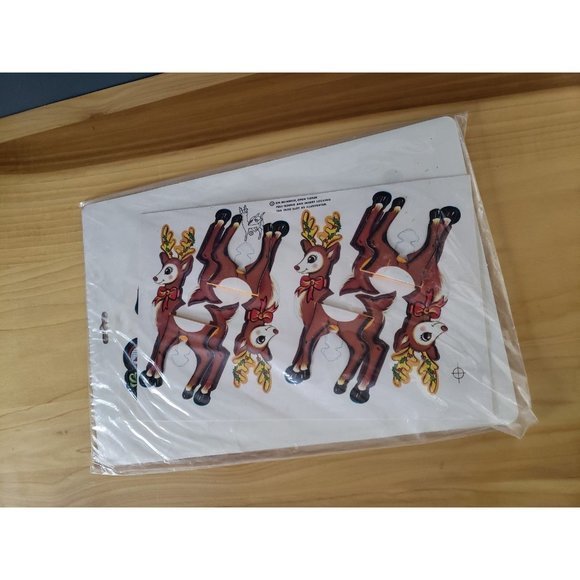 Vintage 70s Santa‎ and Sleigh Party Centerpiece - Picture 3 of 5